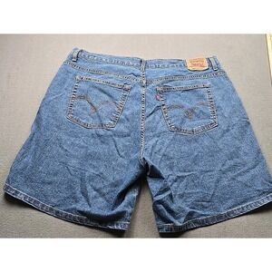 Vintage Levi's 550 Women's Blue Jean Shorts Size 18 Classic Relaxed Y2K Stretch